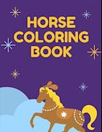 Horse coloring book