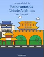 Livro para Colorir de Panoramas de Cidade Asiáticas para Crianças 2