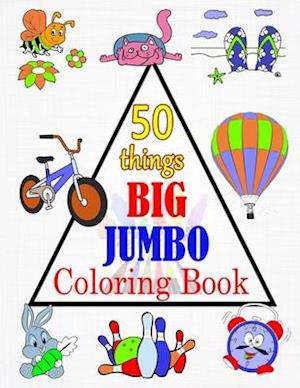 50 things BIG & JUMBO Coloring Book