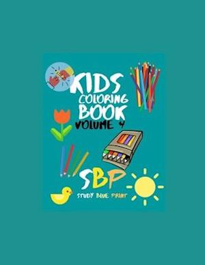 Kids Coloring Book Volume 4