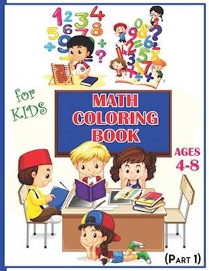 Math Coloring Book For Kids Ages 4-8 (Part 1)