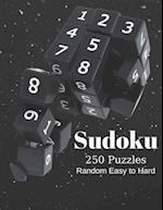Sudoku 250 Puzzles Random Easy To Hard