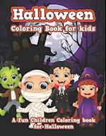 Halloween coloring book for kids