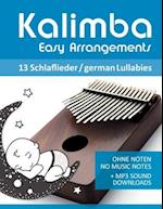 Kalimba Easy Arrangements - 13 Schlaflieder / german Lullabies