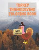 Turkey Thanksgivung Coloring Book