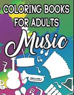 Coloring Book For Adults Music