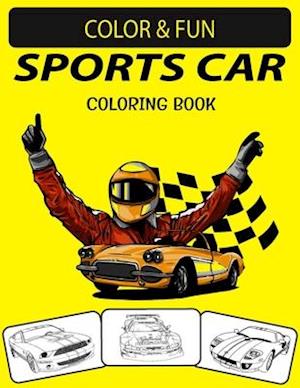 Sports Car Coloring Book