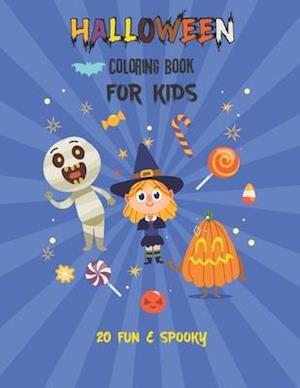 Halloween Coloring Book For Kids 20 Fun & Spooky