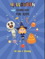 Halloween Coloring Book For Kids 20 Fun & Spooky