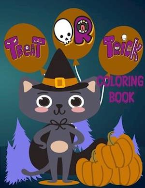 Treat or Trick coloring book