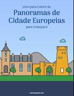 Livro para Colorir de Panoramas de Cidade Europeias para Crianças 6