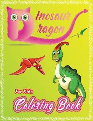 Dinosaur & Dragon Coloring Book