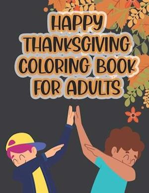 Thanksgiving Coloring Book For Adults