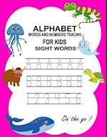 Alphabet, Words and Numbers Tracing