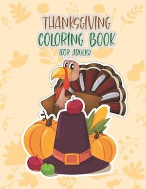 Thanksgiving Coloring Book For Adults