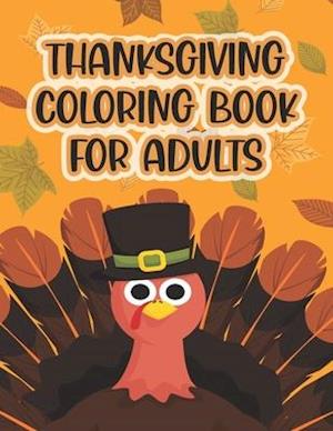 Thanksgiving Coloring Book For Adults