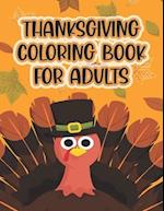 Thanksgiving Coloring Book For Adults