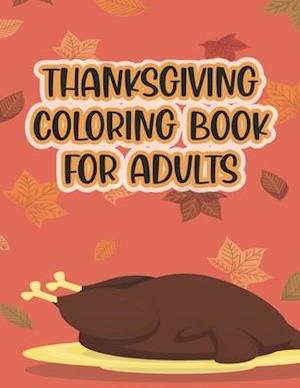 Thanksgiving Coloring Book For Adults