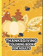 Thanksgiving Coloring Book For Adults