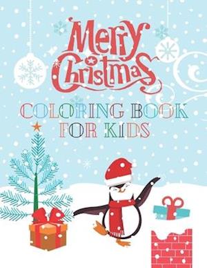 Merry Christmas Coloring Book For Kids