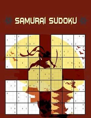 Samurai Sudoku: 500 Puzzle Book, Overlapping into 100 Samurai Style Puzzles . best gift for Christmas and Halloween .