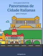 Livro para Colorir de Panoramas de Cidade Italianas para Crianças