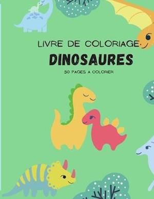 Livre de coloriage dinosaures