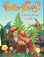 Butterflies Coloring Book For Adults