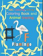 ABC Coloring, Animal coloring book and animal tracing