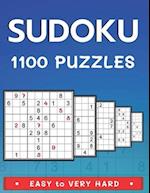 1100 Sudoku Puzzles Easy to Very Hard
