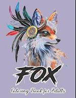 Fox Coloring Book for Adults