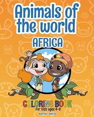 Animals of the world - Africa - Coloring Book