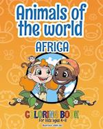 Animals of the world - Africa - Coloring Book