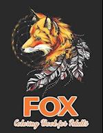 Fox Coloring Book for Adults