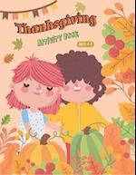 Thanksgiving Activity Book Ages 4-8