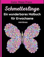 Schmetterlinge - Ein wunderbares Malbuch für Erwachsene