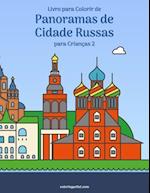 Livro para Colorir de Panoramas de Cidade Russas para Crianças 2