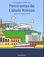 Livro para Colorir de Panoramas de Cidade Russas para Crianças 1 & 2