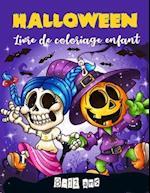 Halloween Livre de Coloriage Enfant 8-12 ans