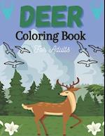 DEER Coloring Book For Adults