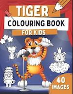 Tiger Colouring Book For Kids