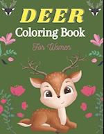 DEER Coloring Book For Women