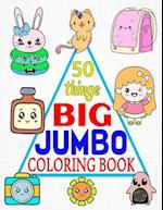 50 things BIG & JUMBO Coloring Book