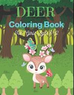 DEER Coloring Book For Girls Ages 8-12