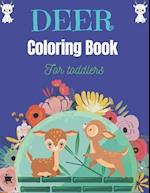 DEER Coloring Book For Toddlers