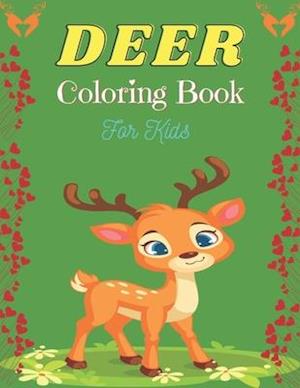 DEER Coloring Book For Kids