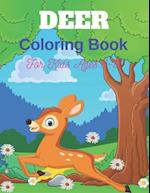 DEER Coloring Book For Kids Ages 8-12