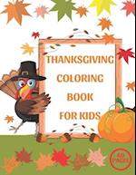 Thanksgiving Coloring Book for Kids