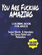 You Are Fucking Amazing Coloring Book For Adults