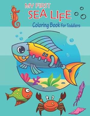 My First Sea Life Coloring Book for toddlers
